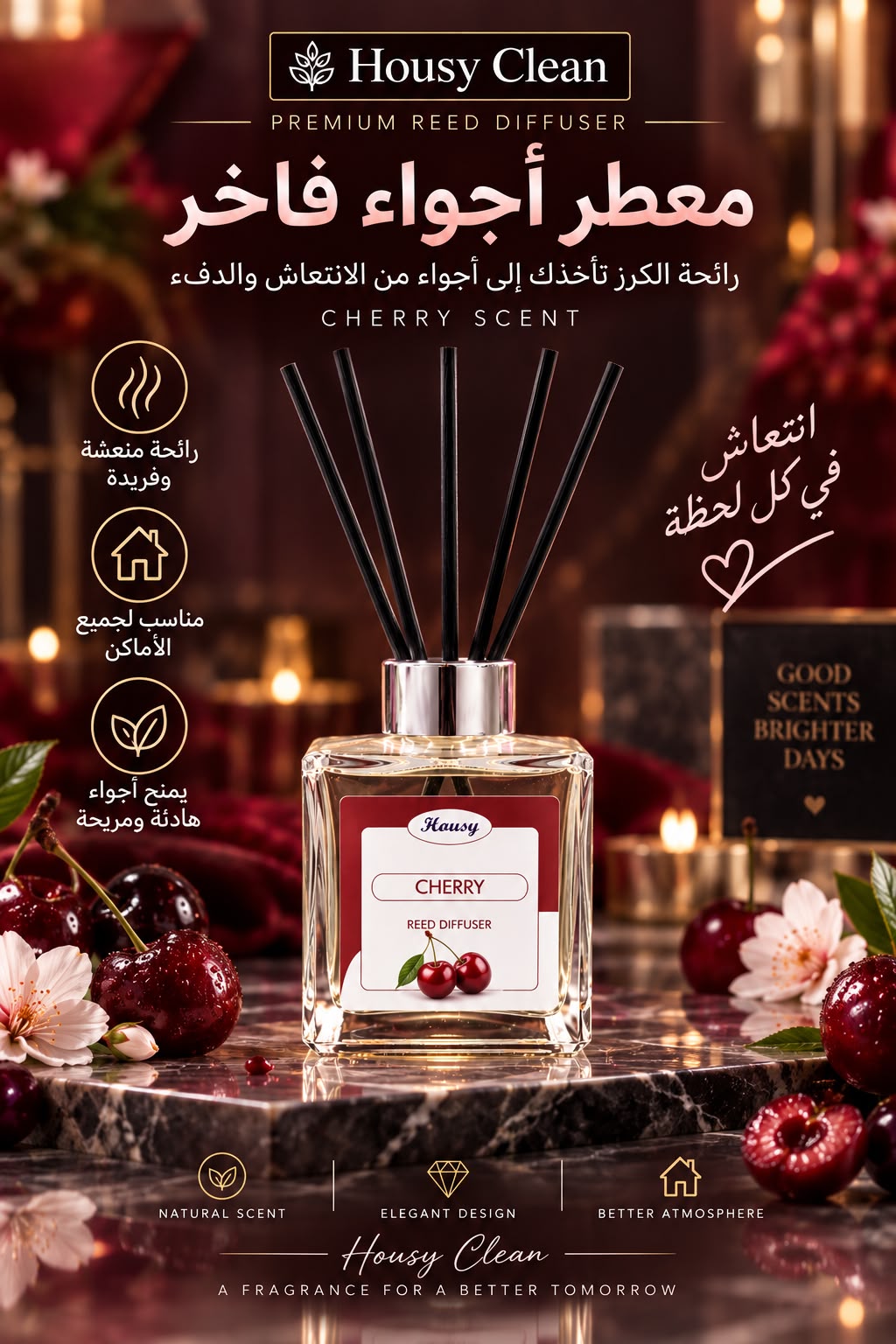 معطر أجواء فاخر أعواد - كرز فواح